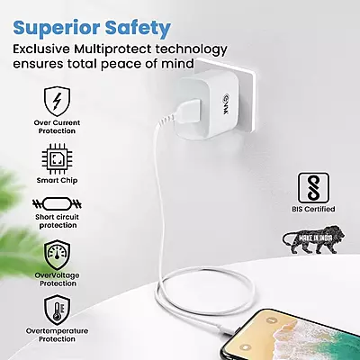 WALL CHARGER EVM 2.4A WITH MICRO USB CH-01 WALL CHARGER EVM 2.4A WITH MICRO USB CH-01