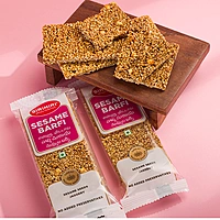 White Sesame Barfi Rs 10 Per Piece (Jar of 30)
