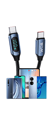 Walk On Air Type C Fast Charging Cable with Smart Digital LED Display |USB C to C |1M 5A PD 100W 480Mbps Data Sync Nylon Braided Cable for Mobile Phones, Laptops, Tablets & More Latest 2023 Version Walk On Air Type C Fast Charging Cable with Smart Digital LED Display |USB C to C |1M 5A PD 100W 480Mbps Data Sync Nylon Braided Cable for Mobile Phones, Laptops, Tablets & More Latest 2023 Version