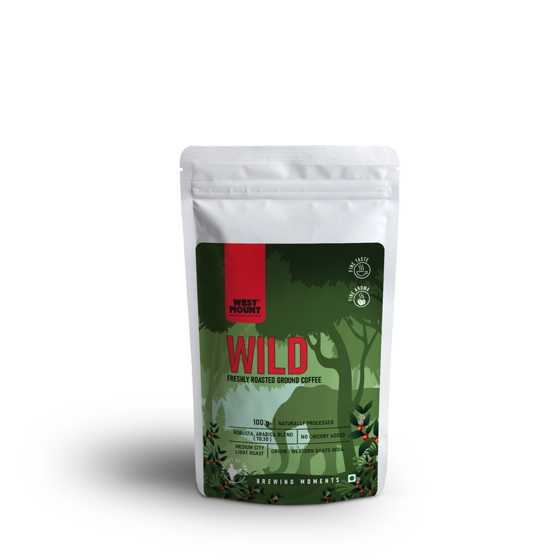 WILD 100G ROBUSTA, ARABICA BLEND ( 70:30 )