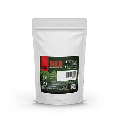 WILD 200g ROBUSTA, ARABICA BLEND ( 70:30 ) - Freshly Roasted Ground Coffee