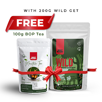 WILD 200g ROBUSTA, ARABICA BLEND ( 70:30 ) WILD 200g ROBUSTA, ARABICA BLEND ( 70:30 )
