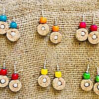 Wine Cork Earring | Boho