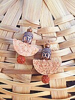 Wine Cork Earring | Buddha Trance State