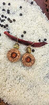 Wine Cork Earrings