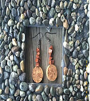 Wine Cork Earrings