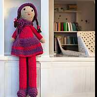 Crochet Winter Large Doll