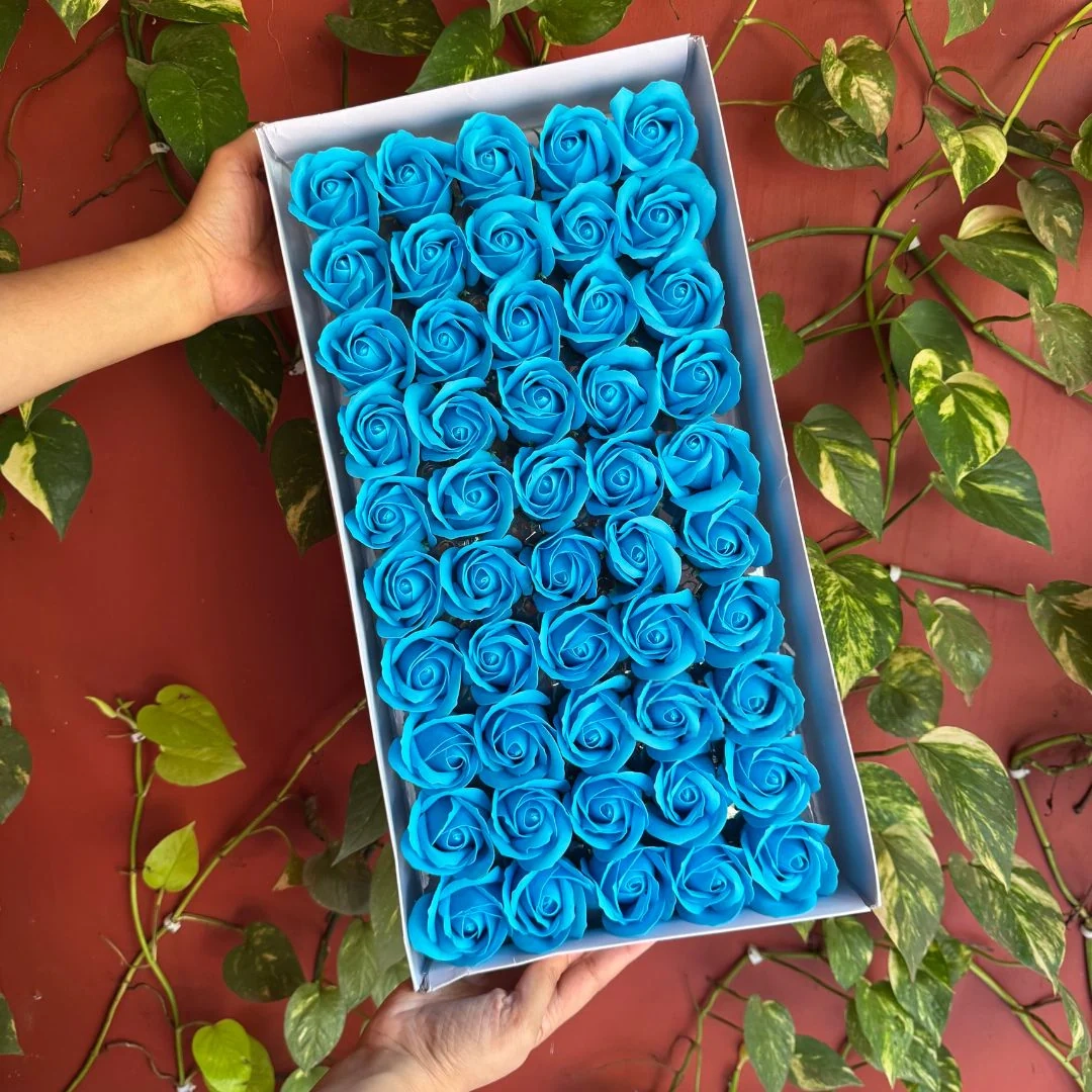 Artificial Rose Sky Blue