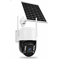 Solar Security Camera 4G 3MP Single Lens – SIM Supported Wireless Outdoor CCTV with Night Vision & Mobile App (O-KAM Pro)