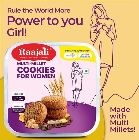 MULTI MILLET COOKIES FOR WOMEN - 120g