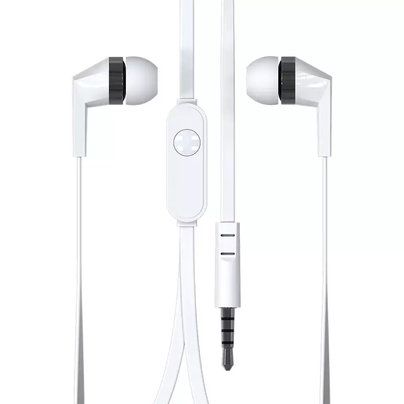 Lapcare Woobuds VIII (LBD‑909) Wired Earbuds | 10 mm Driver Stereo Sound, Extra Deep Bass, Tangle‑Free Wire, Soft Silicone Tips & In‑Built Mic – For Music & Calls