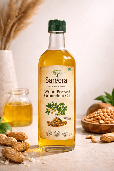 WOOD PRESSED Groundnut Oil