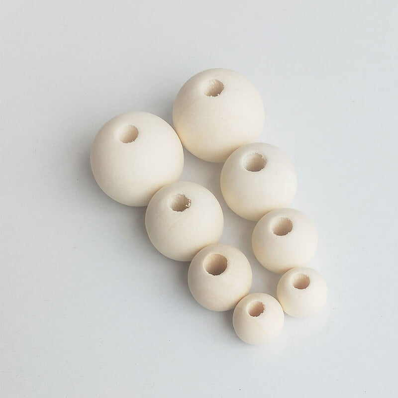 Wooden Beads Cream Wooden Beads Cream