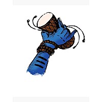 Wooden Shiva Damru / Tibetan Damaru