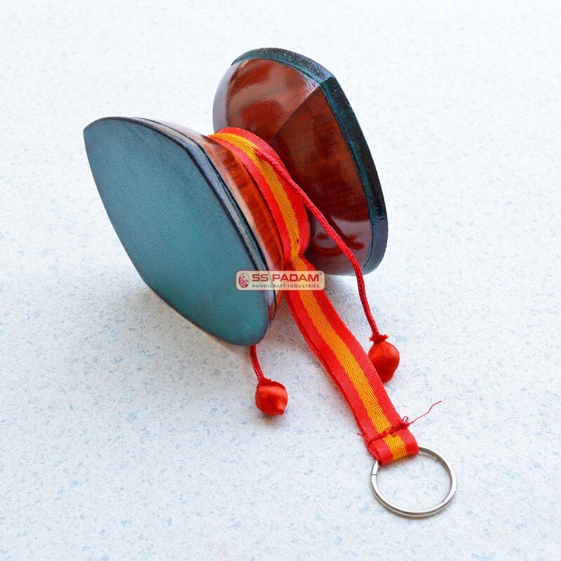 Wooden Shiva Damru / Tibetan Damaru