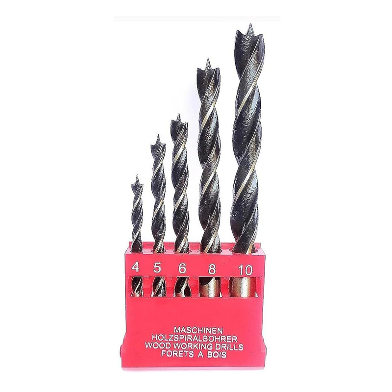 Wood Drill Bit Set, 5 Pcs