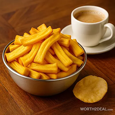 Worth2Deal Kerala Special Jackfruit Chips 500g – Coconut Oil Fried Chakka Varuthathu lifestyle