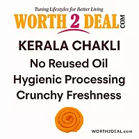 Worth2Deal Kerala Special Chakli Snacks 500g Brand Trust poster