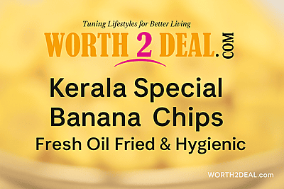 Worth2Deal brand banner banana chips