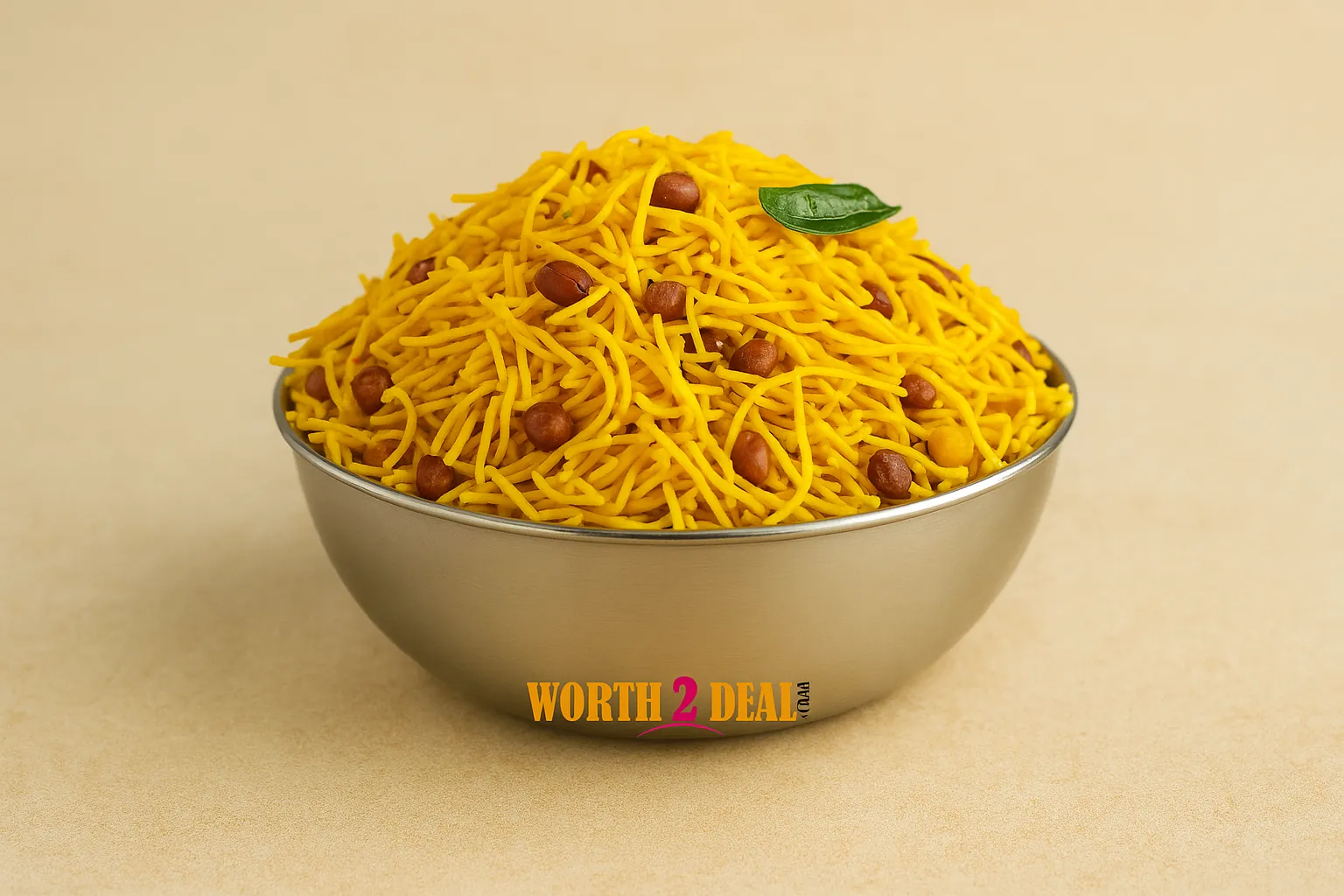 Worth2Deal Bombay Mixture Namkeen 500g crispy spicy Mumbai mixture chivda