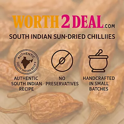 Worth2Deal brand banner for South Indian food products
