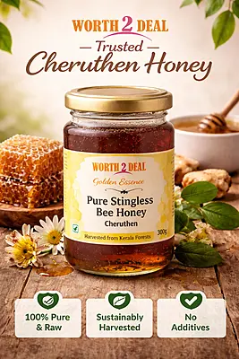 Worth2Deal trusted pure stingless bee honey packaging