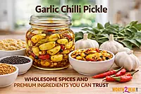 Worth2Deal Garlic Chilli Pickle with premium ingredients