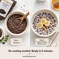 Worth2Deal Horsegram Flakes — soak in milk 5 minutes, ready to eat kollu aval breakfast