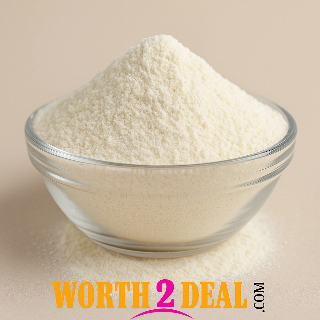 Close up of Worth2Deal Kerala idli dosa flour showing smooth rice urad dal poha blend texture