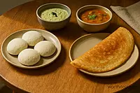 Soft idlis and crispy dosas prepared using Worth2Deal Idli Ponni Rice