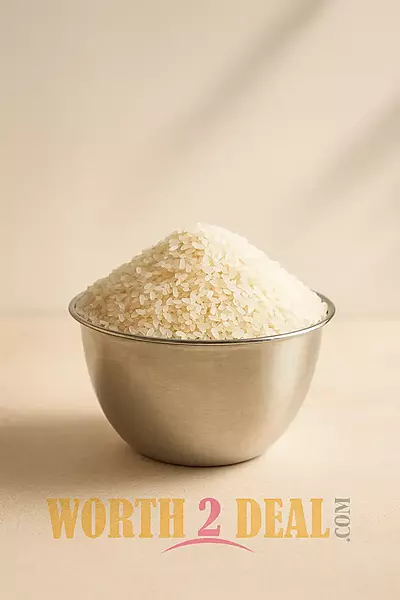 Worth2Deal Idli Ponni Parboiled Rice 5kg pack front view