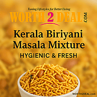 Worth2Deal brand banner for Kerala spicy mixture