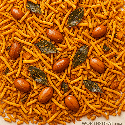 Texture top view of Kerala spicy mixture – Worth2Deal