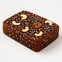 Kerala Kozhikode mixed fruit halwa 1 kg slab with nuts and sesame