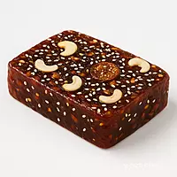 Kerala Kozhikode mixed fruit halwa 1 kg slab with nuts and sesame