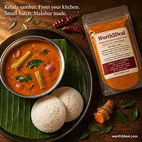 Worth2Deal Kerala sambar powder with idli —  authentic sambar podi online