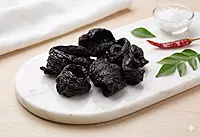 Worth2Deal sun-dried Kudampuli Malabar tamarind pieces with curry leaves and spices