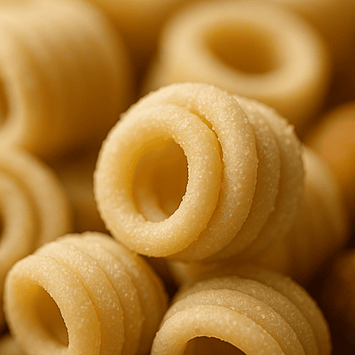 Close-up macro image of crispy Kerala mini chakli