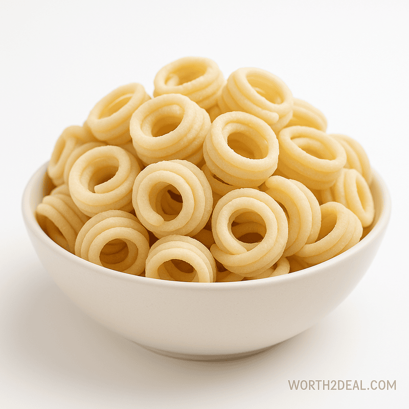 Kerala mini rice chakli on white background – Worth2Deal