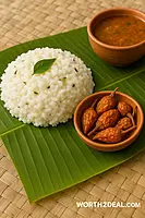 Curd chillies served with curd rice South Indian traditional meal Worth2Deal