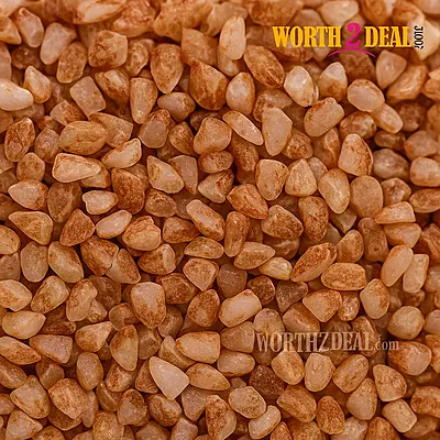 Texture image of Worth2Deal Broken Matta Rice showing coarse broken grains ideal for Kerala kanji