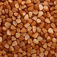 Close-up of Worth2Deal Podiyari Broken Brown Rice showing red matta grain texture