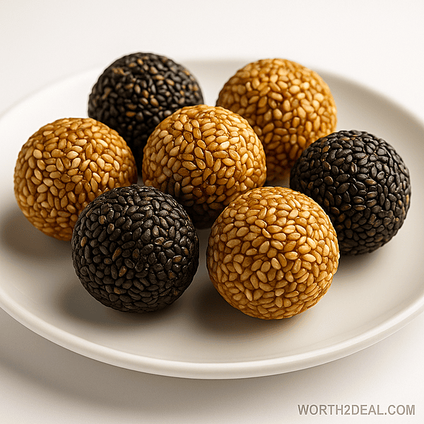 Worth2Deal Kerala Special Sesame Balls Til Laddu Ellurundai – Healthy Traditional Snack
