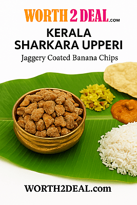 Worth2Deal Sharkara Upperi Served with Kerala Snacks – Lifestyle Shot