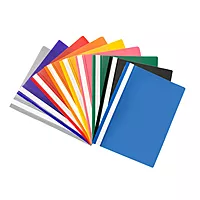 Pack of 120 Assorted Colour A4 Project Folders by Janrax