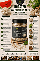 Roasted Watermelon Seeds Salted | Healthyx Zone