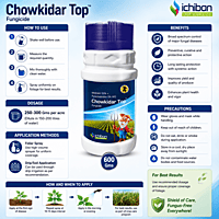 Ichiban Chowkidar TOP Fungicide (Metiram 55% + Pyraclostrobin 5% WG) | Vetrivel Agro Services