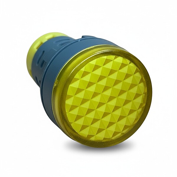 22.5mm Yellow Led Indicators (AC/DC 36-240v)