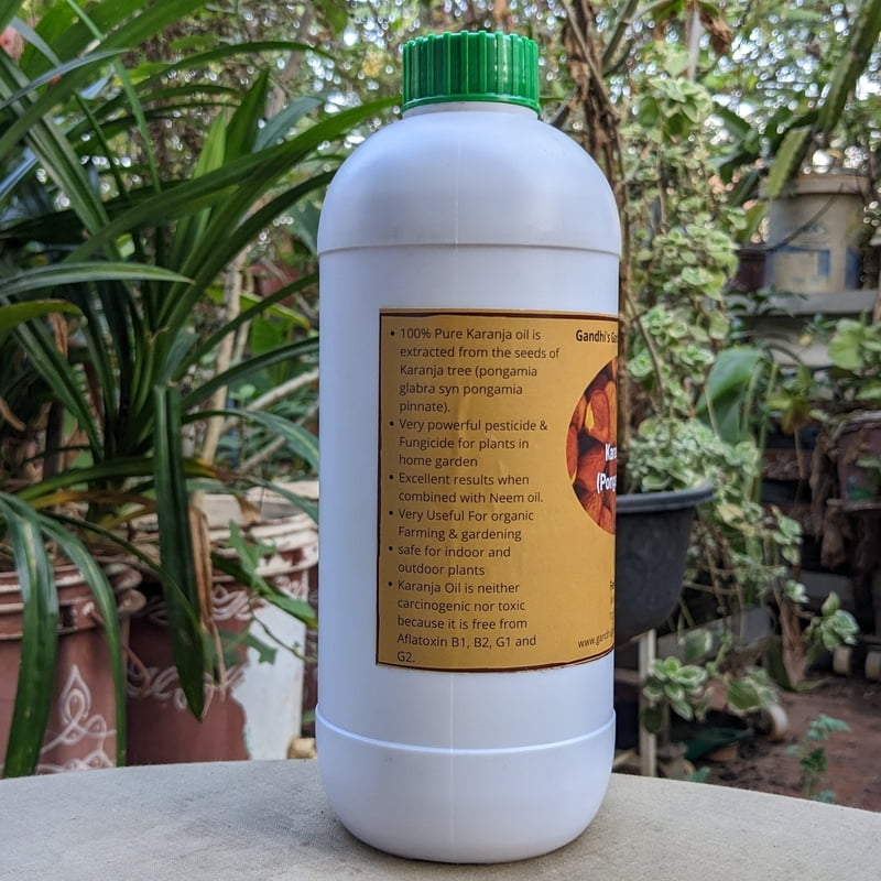 1 Ltr Organic Karanja Oil (Pongamia pinnata) | Pesticide | Fungicide