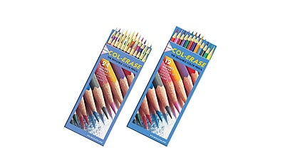 PRISMACOLOR COLERASE ERASABLE COLORED PENCILS, SET PRISMACOLOR COLERASE ERASABLE COLORED PENCILS, SET